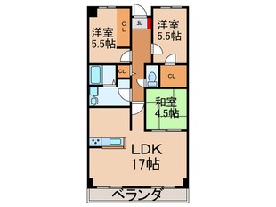 PHOENIX COURT交野Ⅰ北棟の物件間取画像